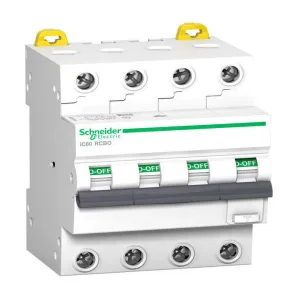 Дифавтомат Schneider Electric Acti9 4P 10А ( C ) 6 кА, 30 мА ( A-SI ), A9D77410 (ШНАЙДЕР) Дифавтомат Schneider Electric Acti9 4P 10А ( C ) 6 кА, 30 мА ( A-SI ), A9D77410 (ШНАЙДЕР)
