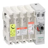 Рубильник с предохранителем Schneider Electric TeSys GS 160А 4P, B1, B2