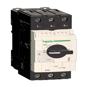 Силовой автомат для защиты двигателя Schneider Electric TeSys GV3 65А 3P, магнитный расцепитель (ШНАЙДЕР) Силовой автомат для защиты двигателя Schneider Electric TeSys GV3 65А 3P, магнитный расцепитель (ШНАЙДЕР)