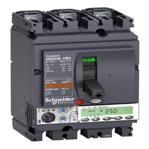 Силовой автомат Schneider Electric Compact NSX 250, Micrologic 5.2 E, 100кА, 3P, 250А (ШНАЙДЕР) Силовой автомат Schneider Electric Compact NSX 250, Micrologic 5.2 E, 100кА, 3P, 250А (ШНАЙДЕР)