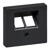 Schneider Electric Merten System M MTN298014 Центральная плата для розеток RJ45, антрацит