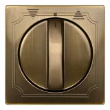 Накладка на жалюзийный выключатель Schneider Electric MERTEN SYSTEM DESIGN, античная латунь