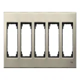 Рамка 5 постов Schneider Electric MERTEN M-ELEGANCE, титан MTN403505