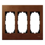 Schneider Electric MERTEN M-ELEGANCE рамка 3 поста, вишня MTN4053-3472