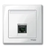 Накладка на розетку информационную Schneider Electric MERTEN SYSTEM M MTN469819, полярно-белый