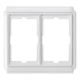 Schneider Electric Merten Antique MTN483219 рамка 2 поста, полярно-белый