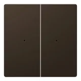 Клавиша двойная Schneider Electric MERTEN D-LIFE, мокко