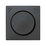 Schneider Electric MERTEN SYSTEM M накладка на светорегулятор с подсветкой, антрацит, MTN567714