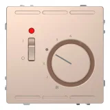 Schneider Electric MERTEN D-LIFE MTN5760-6051 термостат комнатный с датчиком, шампань