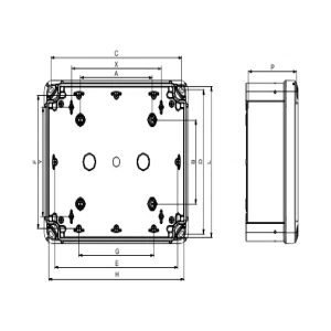 Schneider Electric Thalassa PK-UL NSYTBP885 коробка IP66 89 x 89 x 54 мм (ШНАЙДЕР) Schneider Electric Thalassa PK-UL NSYTBP885 коробка IP66 89 x 89 x 54 мм (ШНАЙДЕР)