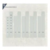 МАРКИРОВОЧНЫЕ ПОЛОСЫ ДЛЯ КНОПОК XBT GH