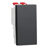 Schneider Electric UNICA MODULAR NU310554, выключатель перекрёстный, 1 модуль, антрацит