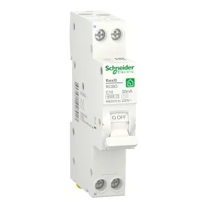 Schneider Electric Resi9 R9D87610 АВДТ 10 A, 30 мА, тип AC, 2 полюса (ШНАЙДЕР) Schneider Electric Resi9 R9D87610 АВДТ 10 A, 30 мА, тип AC, 2 полюса (ШНАЙДЕР)