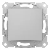 SDN0400160 Выключатель одноклавишный проходной Schneider Electric Sedna, на винтах, алюминий
